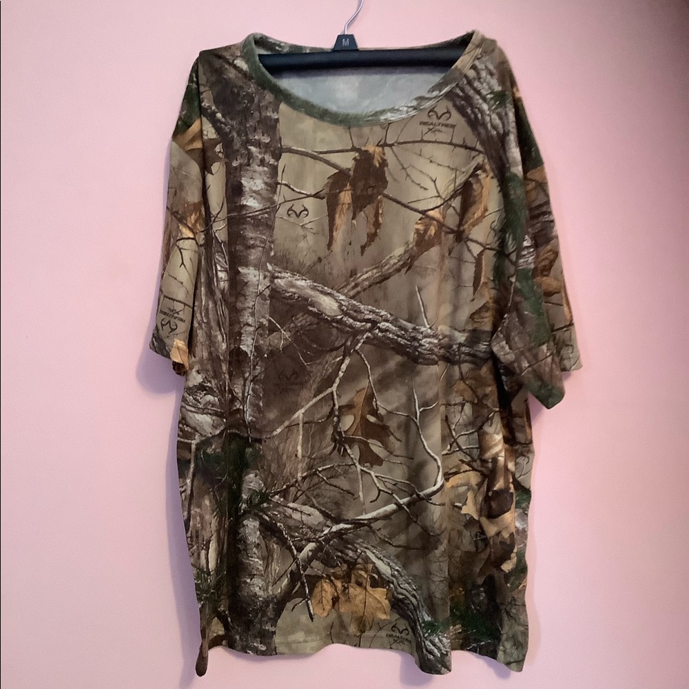 Real tree camo tshirt